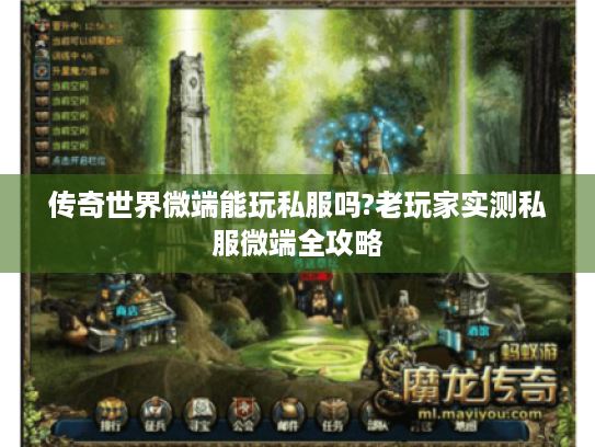 传奇世界微端能玩私服吗?老玩家实测私服微端全攻略 传奇世界微端能玩私服吗?老玩家实测私服微端全攻略
