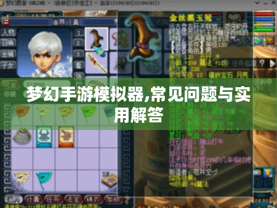 梦幻手游模拟器,常见问题与实用解答