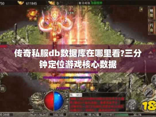 传奇私服db数据库在哪里看?三分钟定位游戏核心数据 传奇私服db数据库在哪里看?三分钟定位游戏核心数据