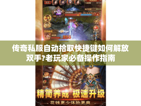 传奇私服自动拾取快捷键如何解放双手?老玩家必备操作指南