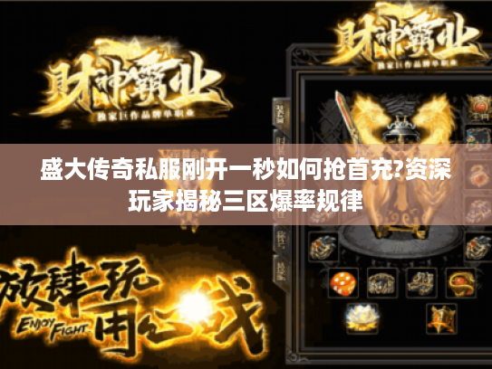 盛大传奇私服刚开一秒如何抢首充?资深玩家揭秘三区爆率规律