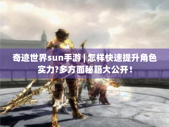 奇迹世界sun手游 | 怎样快速提升角色实力?多方面秘籍大公开! 奇迹世界sun手游 | 怎样快速提升角色实力?多方面秘籍大公开!