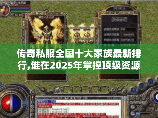 传奇私服全国十大家族最新排行,谁在2025年掌控顶级资源?