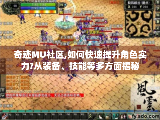 奇迹MU社区,如何快速提升角色实力?从装备、技能等多方面揭秘