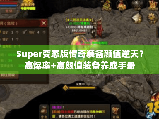 Super变态版传奇装备颜值逆天？高爆率+高颜值装备养成手册