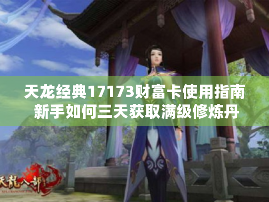 天龙经典17173财富卡使用指南 新手如何三天获取满级修炼丹 天龙经典17173财富卡使用指南 新手如何三天获取满级修炼丹