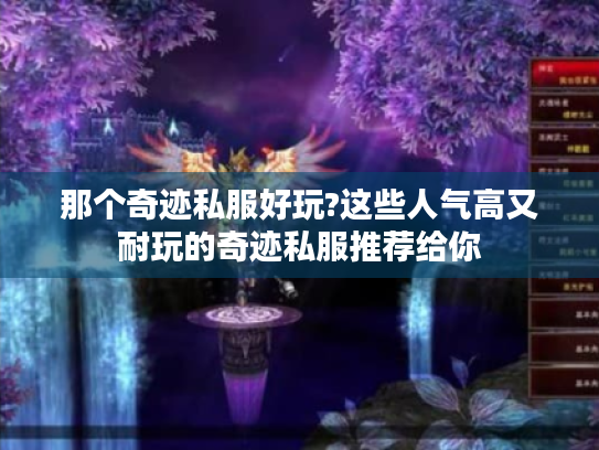 那个奇迹私服好玩?这些人气高又耐玩的奇迹私服推荐给你 那个奇迹私服好玩?这些人气高又耐玩的奇迹私服推荐给你