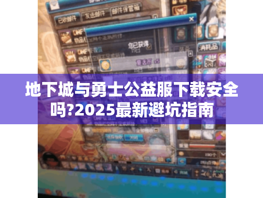 地下城与勇士公益服下载安全吗?2025最新避坑指南