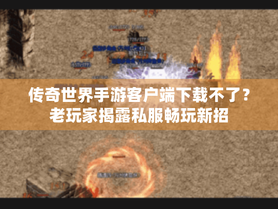 传奇世界手游客户端下载不了?老玩家揭露私服畅玩新招 传奇世界手游客户端下载不了?老玩家揭露私服畅玩新招