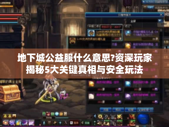 地下城公益服什么意思?资深玩家揭秘5大关键真相与安全玩法 地下城公益服什么意思?资深玩家揭秘5大关键真相与安全玩法