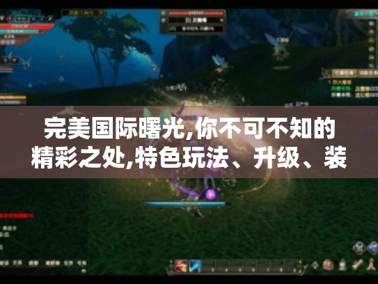 完美国际曙光,你不可不知的精彩之处,特色玩法、升级、装备及职业秘籍! 完美国际曙光,你不可不知的精彩之处,特色玩法、升级、装备及职业秘籍!