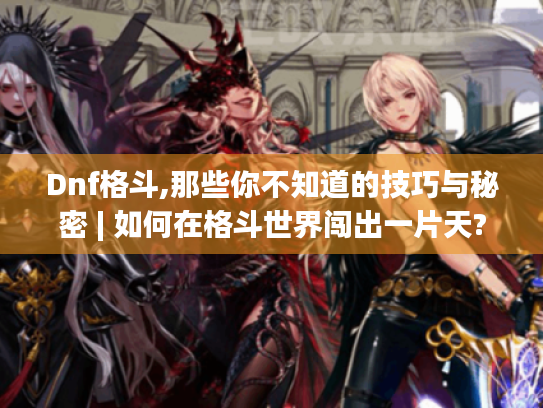 Dnf格斗,那些你不知道的技巧与秘密 | 如何在格斗世界闯出一片天? Dnf格斗,那些你不知道的技巧与秘密 | 如何在格斗世界闯出一片天?