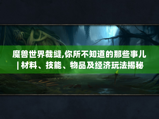 魔兽世界裁缝,你所不知道的那些事儿 | 材料、技能、物品及经济玩法揭秘 魔兽世界裁缝,你所不知道的那些事儿 | 材料、技能、物品及经济玩法揭秘