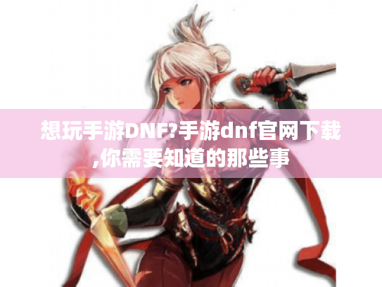 想玩手游DNF?手游dnf官网下载,你需要知道的那些事