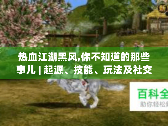 热血江湖黑风,你不知道的那些事儿 | 起源、技能、玩法及社交地位揭秘 热血江湖黑风,你不知道的那些事儿 | 起源、技能、玩法及社交地位揭秘