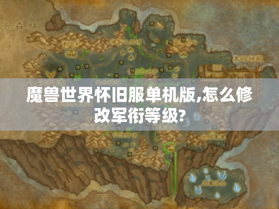 魔兽世界怀旧服单机版,怎么修改军衔等级? 魔兽世界怀旧服单机版,怎么修改军衔等级?