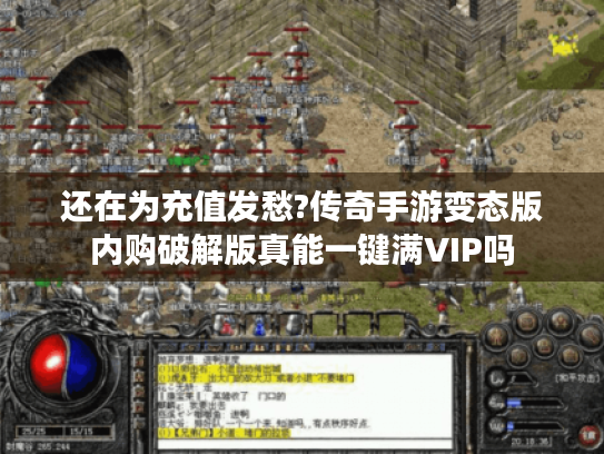 还在为充值发愁?传奇手游变态版内购破解版真能一键满VIP吗 还在为充值发愁?传奇手游变态版内购破解版真能一键满VIP吗