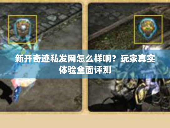 新开奇迹私发网怎么样啊？玩家真实体验全面评测