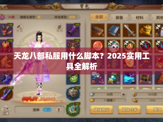 天龙八部私服用什么脚本?2025实用工具全解析 天龙八部私服用什么脚本?2025实用工具全解析