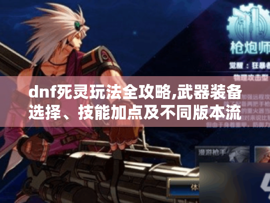 dnf死灵玩法全攻略,武器装备选择、技能加点及不同版本流派分析 dnf死灵玩法全攻略,武器装备选择、技能加点及不同版本流派分析