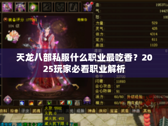 天龙八部私服什么职业最吃香?2025玩家必看职业解析 天龙八部私服什么职业最吃香?2025玩家必看职业解析