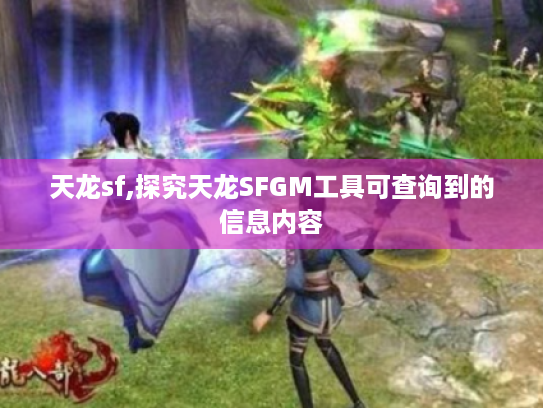 天龙sf,探究天龙SFGM工具可查询到的信息内容 天龙sf,探究天龙SFGM工具可查询到的信息内容