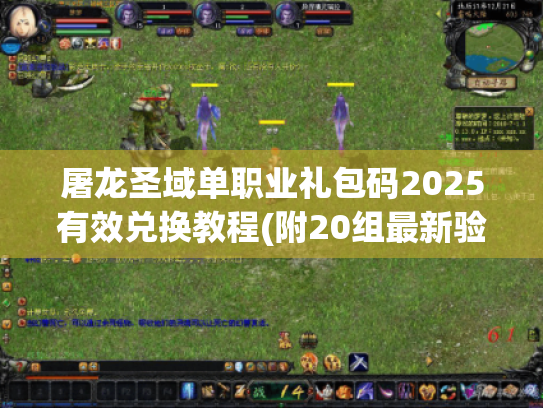 屠龙圣域单职业礼包码2025有效兑换教程(附20组最新验证码) 屠龙圣域单职业礼包码2025有效兑换教程(附20组最新验证码)