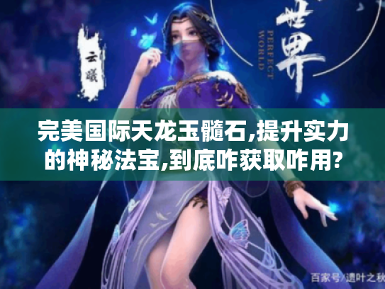 完美国际天龙玉髓石,提升实力的神秘法宝,到底咋获取咋用? 完美国际天龙玉髓石,提升实力的神秘法宝,到底咋获取咋用?