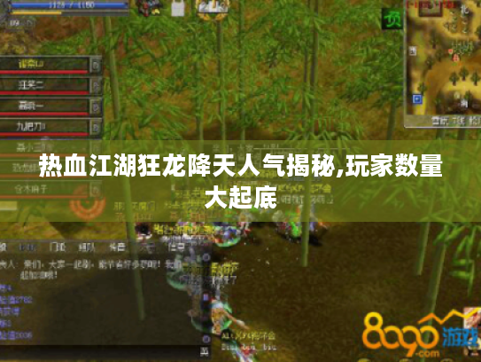 热血江湖狂龙降天人气揭秘,玩家数量大起底