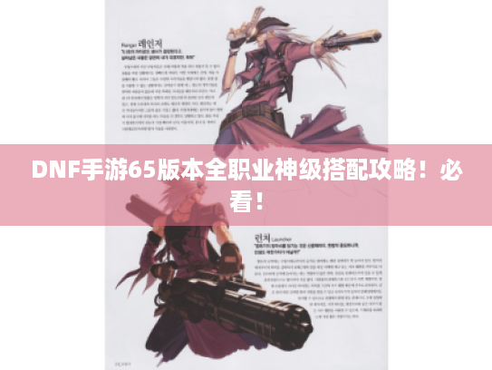 DNF手游65版本全职业神级搭配攻略!必看! DNF手游65版本全职业神级搭配攻略!必看!