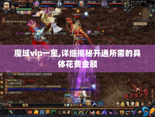 魔域vip一星,详细揭秘开通所需的具体花费金额 魔域vip一星,详细揭秘开通所需的具体花费金额