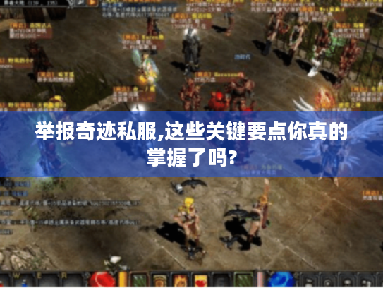 举报奇迹私服,这些关键要点你真的掌握了吗? 举报奇迹私服,这些关键要点你真的掌握了吗?