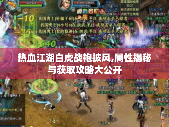 热血江湖白虎战袍披风,属性揭秘与获取攻略大公开 热血江湖白虎战袍披风,属性揭秘与获取攻略大公开