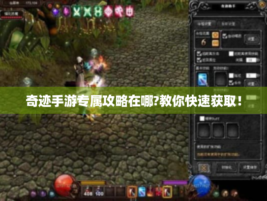 奇迹手游专属攻略在哪?教你快速获取! 奇迹手游专属攻略在哪?教你快速获取!