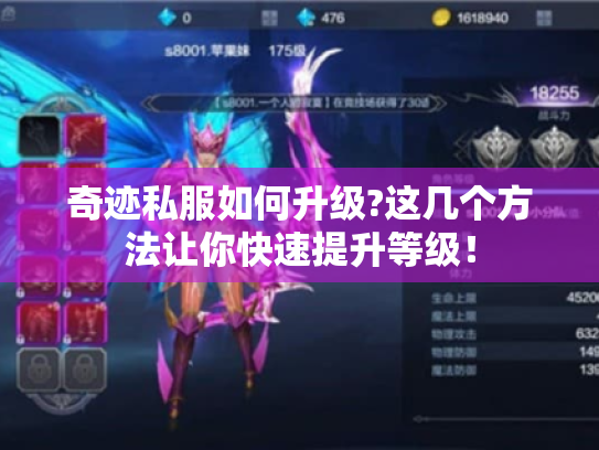 奇迹私服如何升级?这几个方法让你快速提升等级! 奇迹私服如何升级?这几个方法让你快速提升等级!