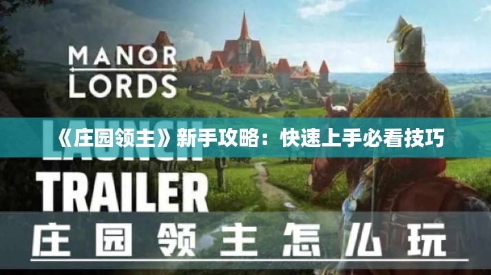 《庄园领主》新手攻略:快速上手必看技巧 《庄园领主》新手攻略:快速上手必看技巧