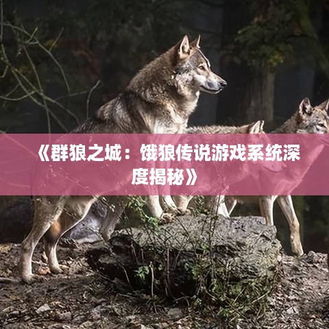 《群狼之城:饿狼传说游戏系统深度揭秘》 《群狼之城:饿狼传说游戏系统深度揭秘》