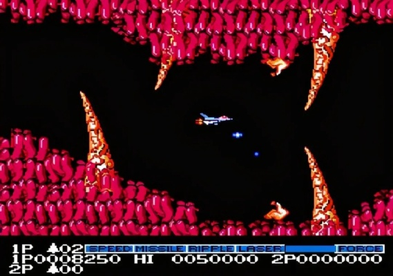 沙罗曼蛇：横版射击巅峰之作，重温经典飞行挑战