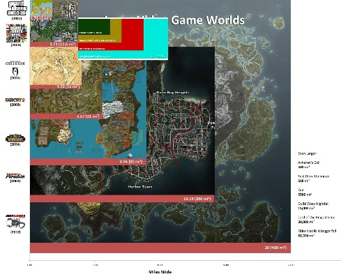 《巫师3》地图狂甩GTA5!1.5倍超大世界等你探索 《巫师3》地图狂甩GTA5!1.5倍超大世界等你探索