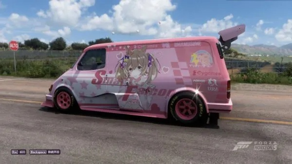 《地平线5》哈娜痛车攻略：花舞少女痛车玩法解析