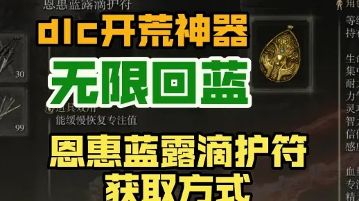 《艾尔登法环》DLC蓝露滴护符攻略:快速获取方法揭秘 《艾尔登法环》DLC蓝露滴护符攻略:快速获取方法揭秘