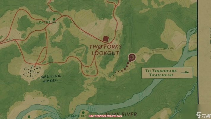 《看火人》独家高清地图:珍藏版挂墙地图大揭秘 《看火人》独家高清地图:珍藏版挂墙地图大揭秘