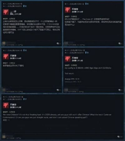 《尘埃5》Steam版画面碰撞细节遭吐槽,52%好评率揭秘! 《尘埃5》Steam版画面碰撞细节遭吐槽,52%好评率揭秘!