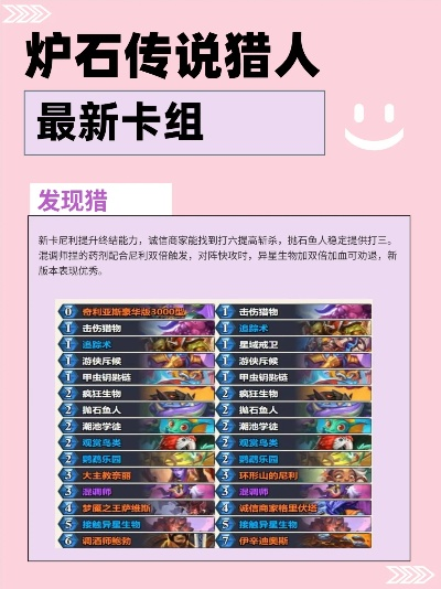 《炉石传说》踏青猎卡组攻略:实战技巧解析 《炉石传说》踏青猎卡组攻略:实战技巧解析