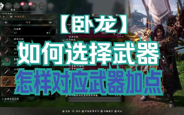 《卧龙新手上路!洗点攻略+武器选择+战斗技巧全解析》 《卧龙新手上路!洗点攻略+武器选择+战斗技巧全解析》