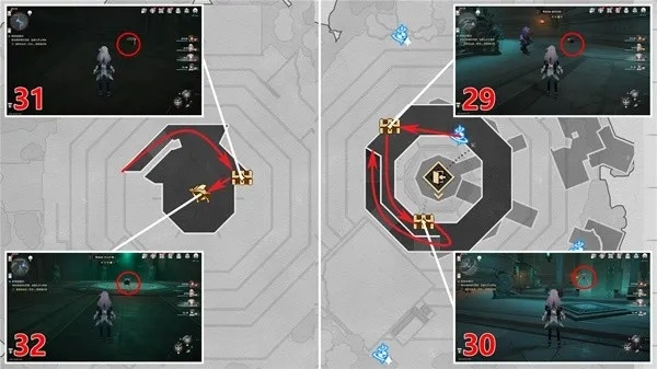 《崩坏星穹铁道》幽囚狱3层宝箱速寻攻略! 《崩坏星穹铁道》幽囚狱3层宝箱速寻攻略!