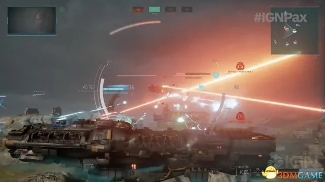 《无畏战舰》独家演示:太空战舰激战正酣,7分钟爽快对射! 《无畏战舰》独家演示:太空战舰激战正酣,7分钟爽快对射!