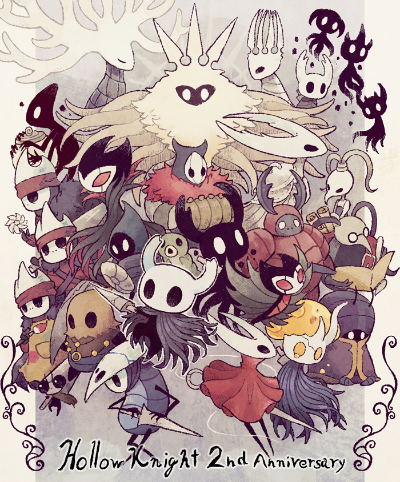 《空洞骑士》两周年庆典：独家唯美贺图大放送