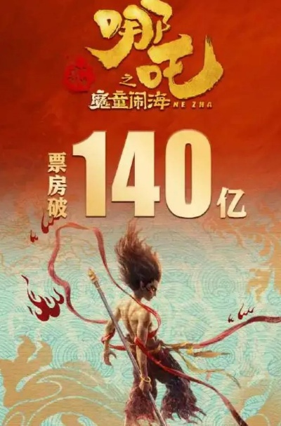 哪吒之魔童闹海总票房破140亿！即将冲全球影史第七名?