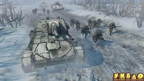 《英雄连2》雪原战场揭秘：战术攻略与战斗细节深度解析